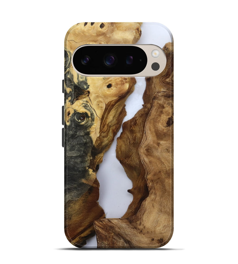 Pixel 9 Wood Live Edge Phone Case - Theron (Clear, 811222)