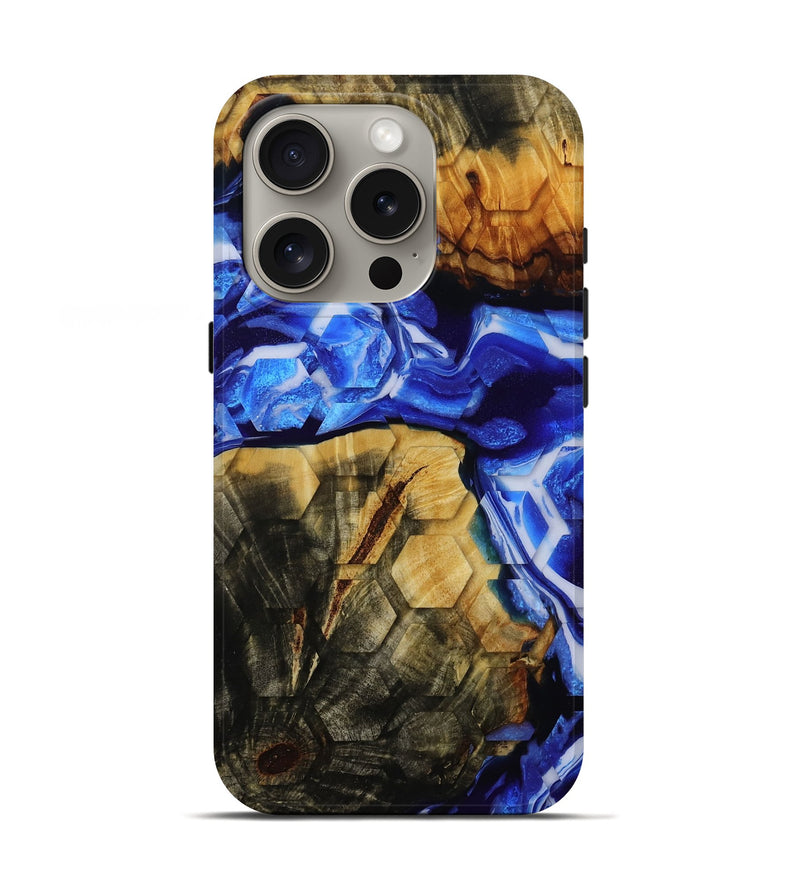 iPhone 16 Pro Wood Live Edge Phone Case - Tevin (Pattern, 811224)