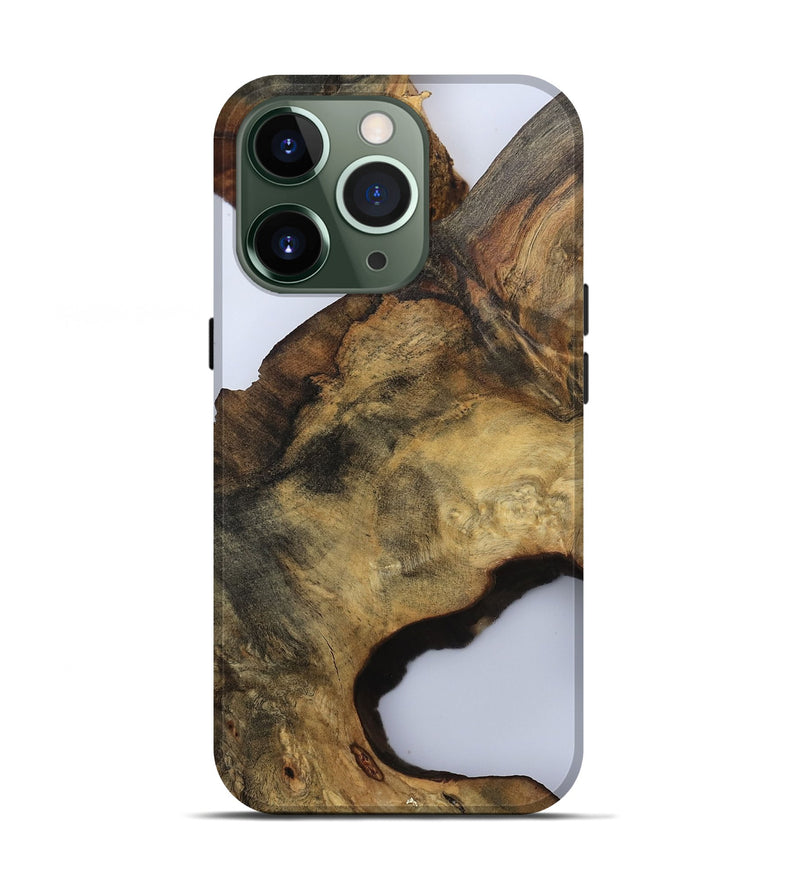 iPhone 13 Pro Wood Live Edge Phone Case - Gianna (Clear, 811225)