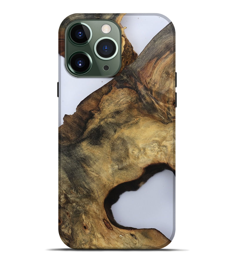 iPhone 13 Pro Max Wood Live Edge Phone Case - Gianna (Clear, 811225)