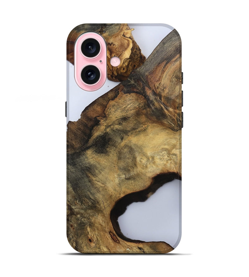 iPhone 17 Wood Live Edge Phone Case - Gianna (Clear, 811225)