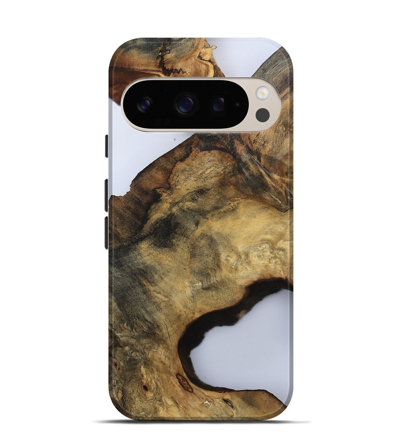 Pixel 10 Pro Wood Live Edge Phone Case - Gianna (Clear, 811225)