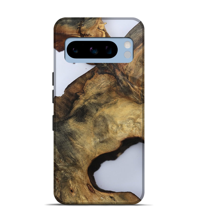 Pixel 8 Pro Wood Live Edge Phone Case - Gianna (Clear, 811225)