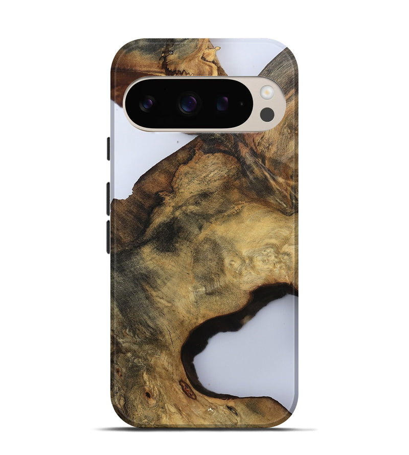 Pixel 9 Pro Wood Live Edge Phone Case - Gianna (Clear, 811225)