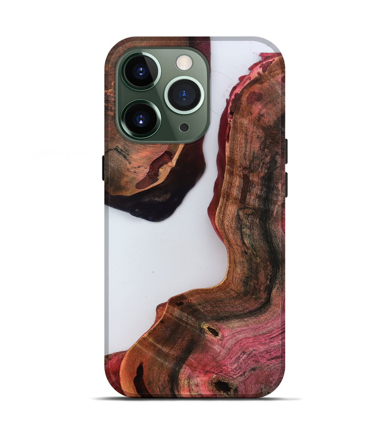 iPhone 13 Pro Wood Live Edge Phone Case - Terence (Clear, 811226)