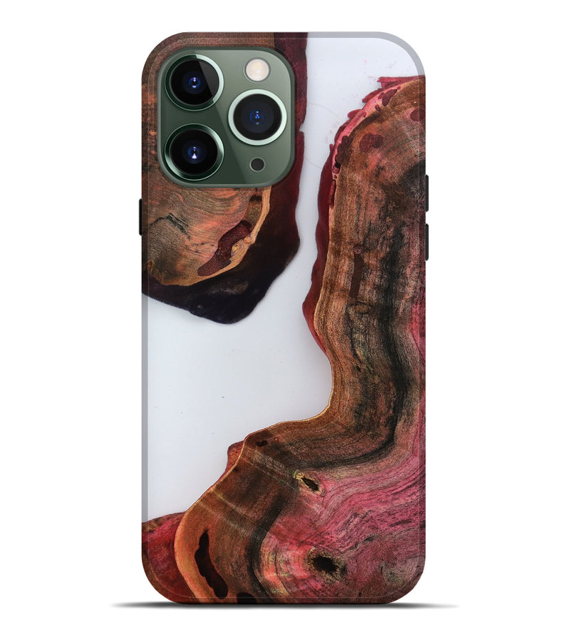 iPhone 13 Pro Max Wood Live Edge Phone Case - Terence (Clear, 811226)