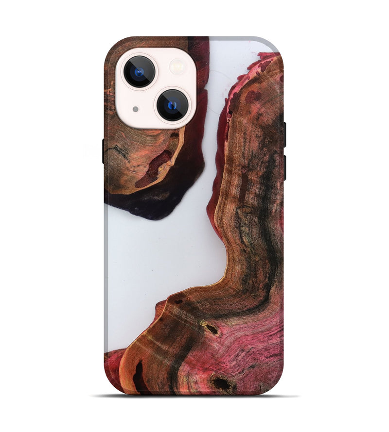 iPhone 14 Wood Live Edge Phone Case - Terence (Clear, 811226)