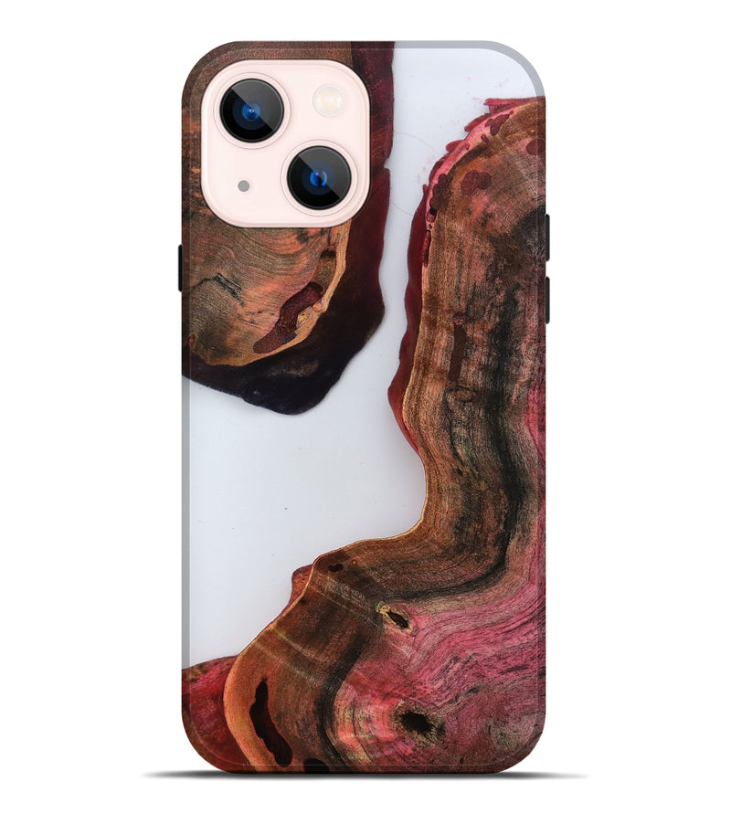 iPhone 14 Plus Wood Live Edge Phone Case - Terence (Clear, 811226)