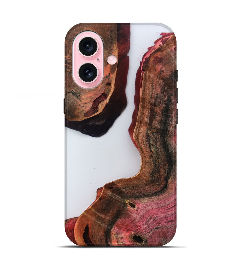 iPhone 17 Wood Live Edge Phone Case - Terence (Clear, 811226)