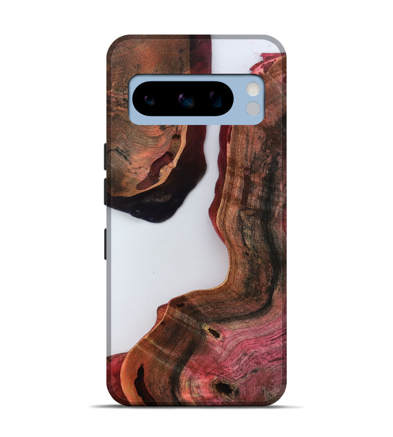 Pixel 8 Pro Wood Live Edge Phone Case - Terence (Clear, 811226)