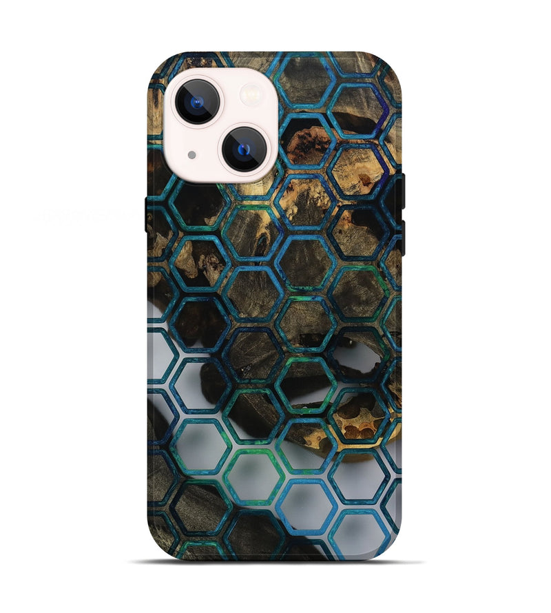 iPhone 13 Wood Live Edge Phone Case - Caleigh (Pattern, 811227)