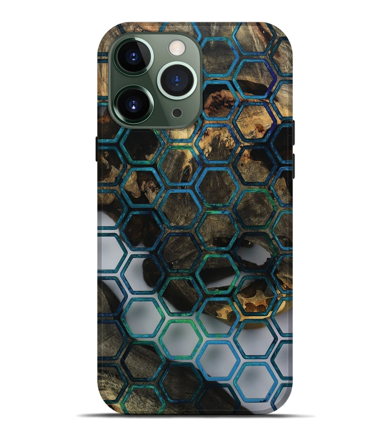 iPhone 13 Pro Max Wood Live Edge Phone Case - Caleigh (Pattern, 811227)