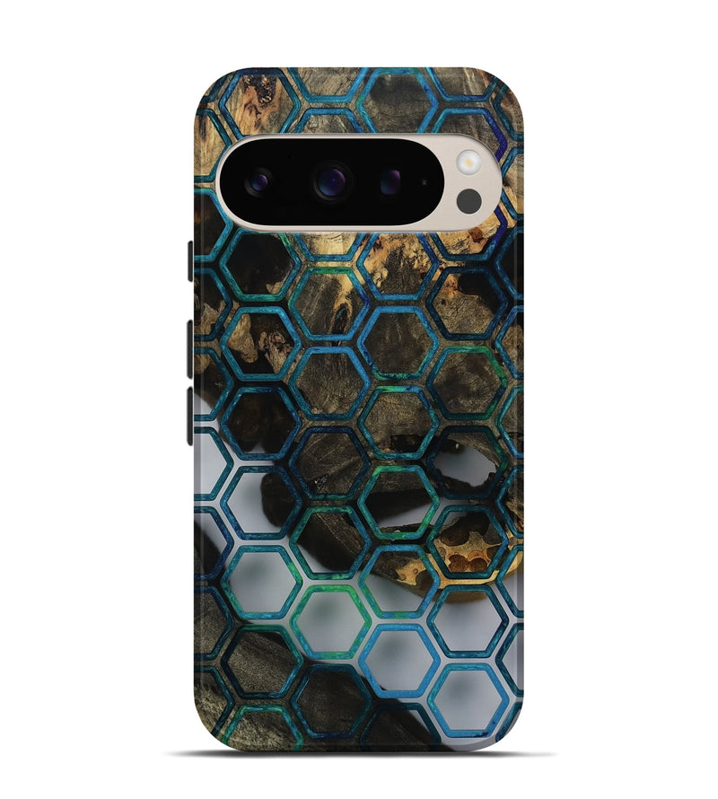 Pixel 9 Pro Wood Live Edge Phone Case - Caleigh (Pattern, 811227)