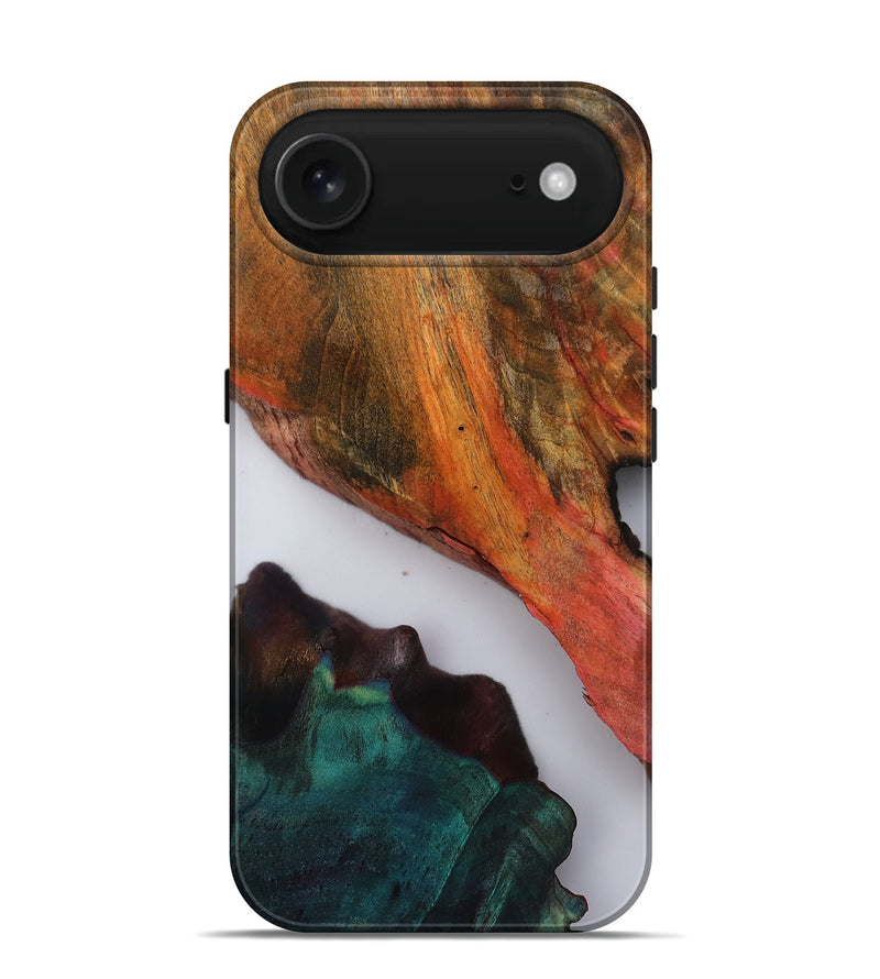 iPhone 17 Air Wood Live Edge Phone Case - Newton (Clear, 811229)