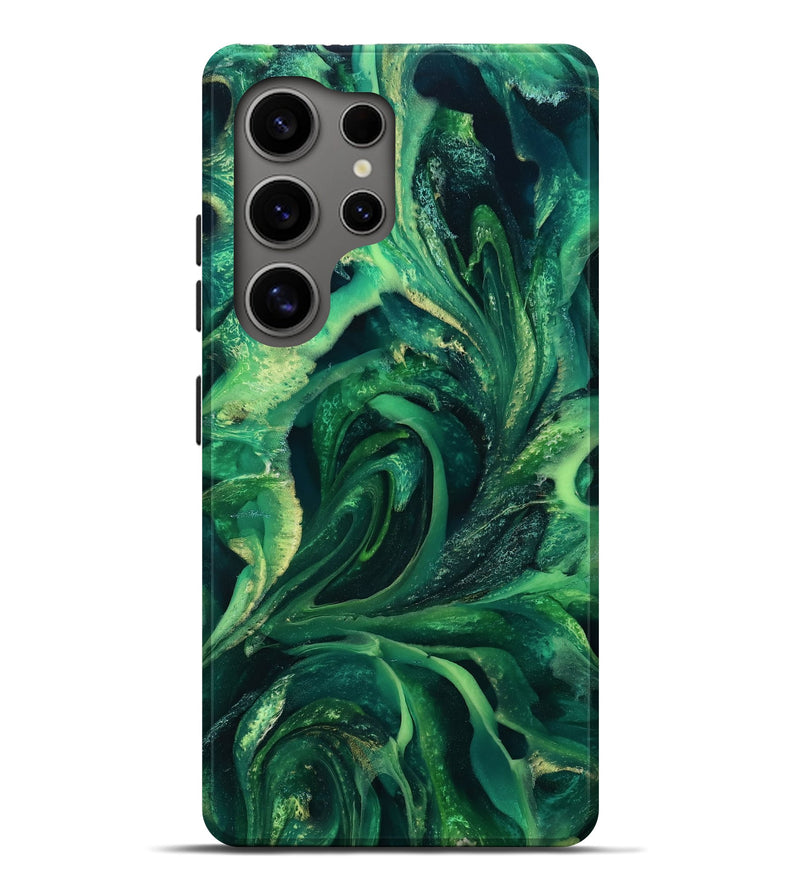 Galaxy S25 Ultra ResinArt Live Edge Phone Case - Jovanni (Green, 811230)