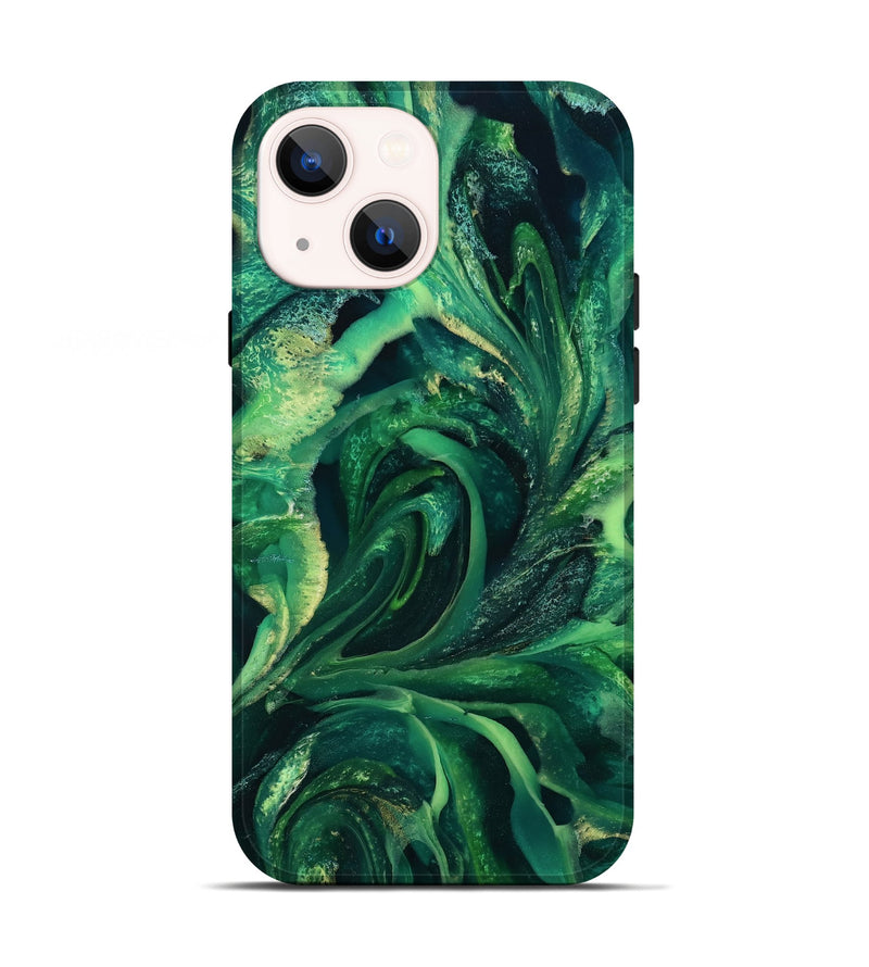 iPhone 13 ResinArt Live Edge Phone Case - Jovanni (Green, 811230)