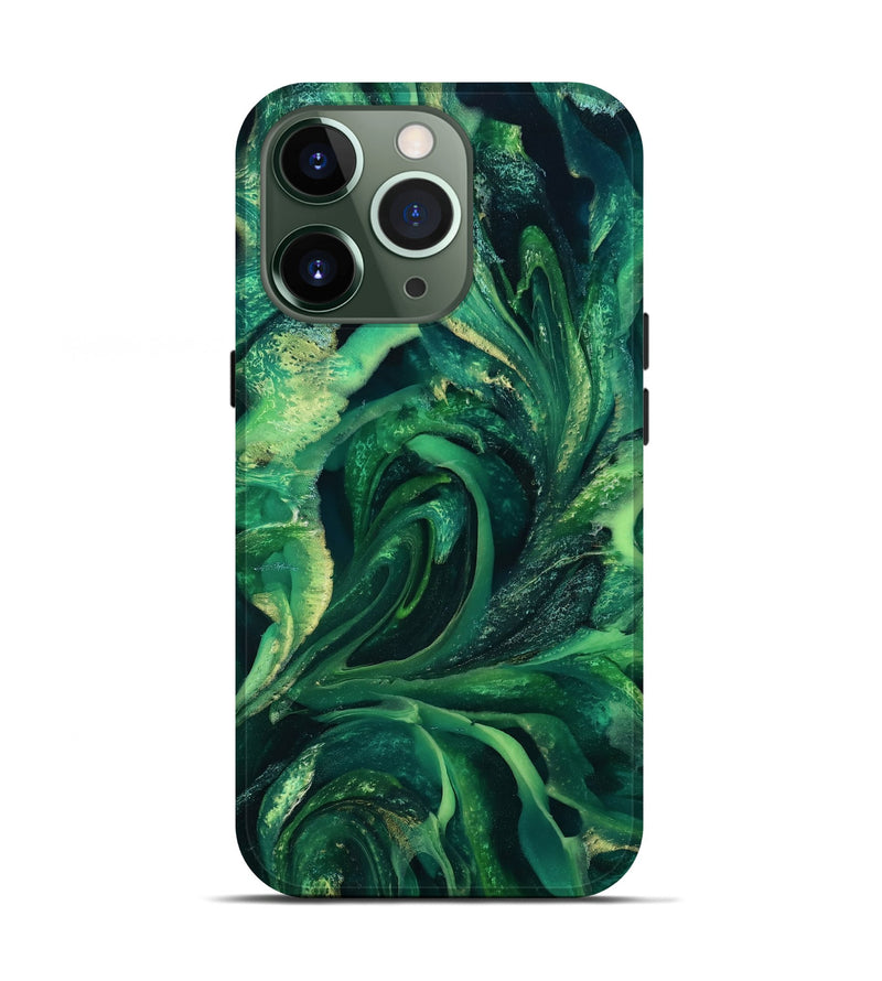 iPhone 13 Pro ResinArt Live Edge Phone Case - Jovanni (Green, 811230)