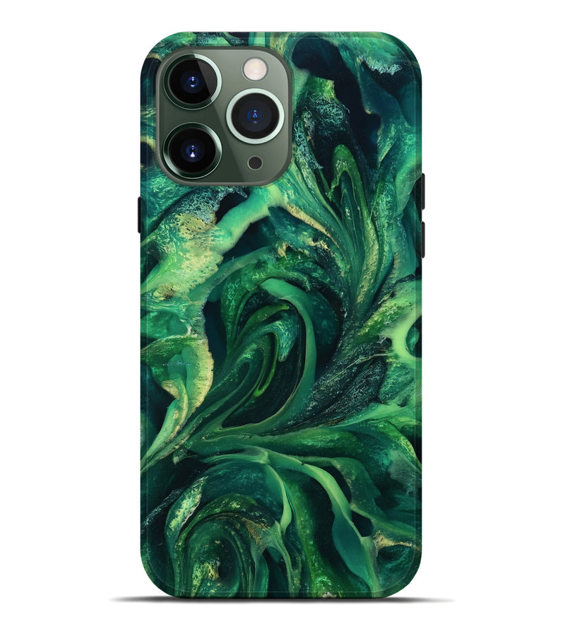 iPhone 13 Pro Max ResinArt Live Edge Phone Case - Jovanni (Green, 811230)
