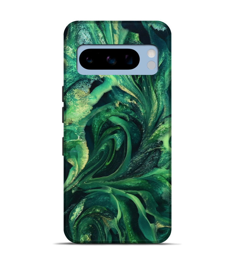 Pixel 8 Pro ResinArt Live Edge Phone Case - Jovanni (Green, 811230)