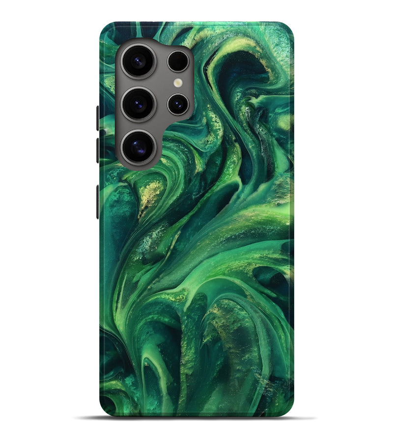 Galaxy S25 Ultra ResinArt Live Edge Phone Case - Jose (Green, 811232)
