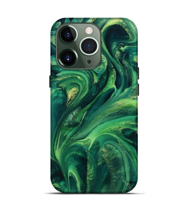 iPhone 13 Pro ResinArt Live Edge Phone Case - Jose (Green, 811232)
