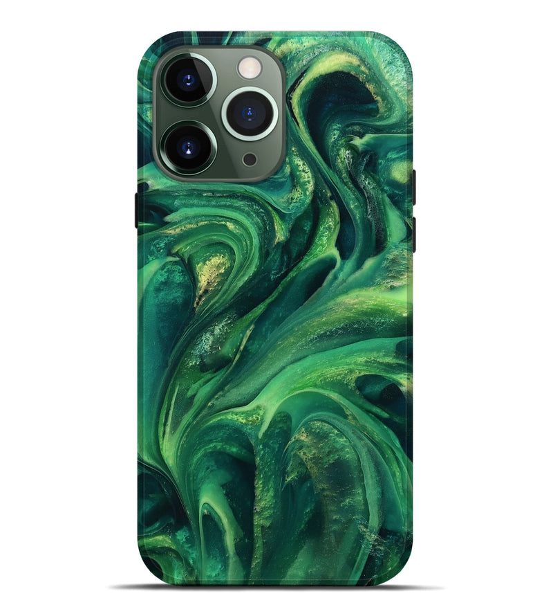 iPhone 13 Pro Max ResinArt Live Edge Phone Case - Jose (Green, 811232)