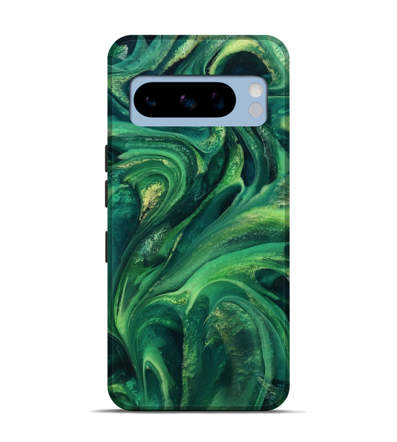Pixel 8 Pro ResinArt Live Edge Phone Case - Jose (Green, 811232)