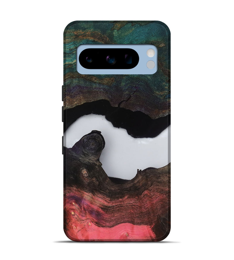 Pixel 8 Pro Wood Live Edge Phone Case - Hellen (Clear, 811234)