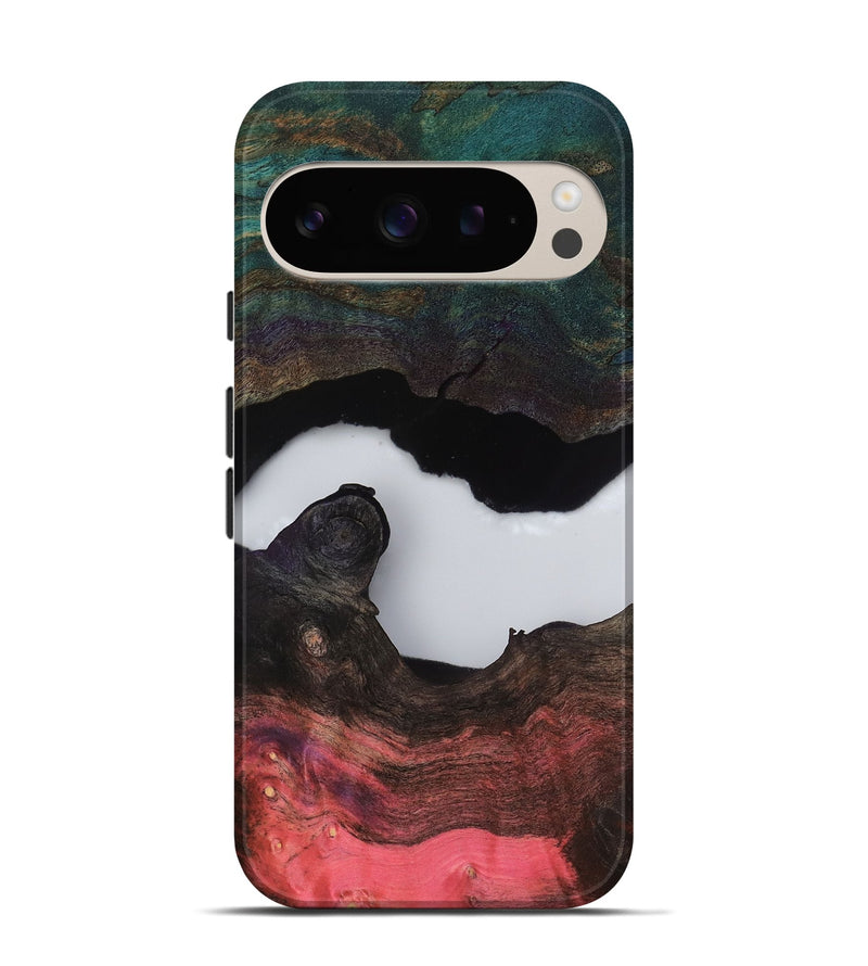 Pixel 9 Wood Live Edge Phone Case - Hellen (Clear, 811234)