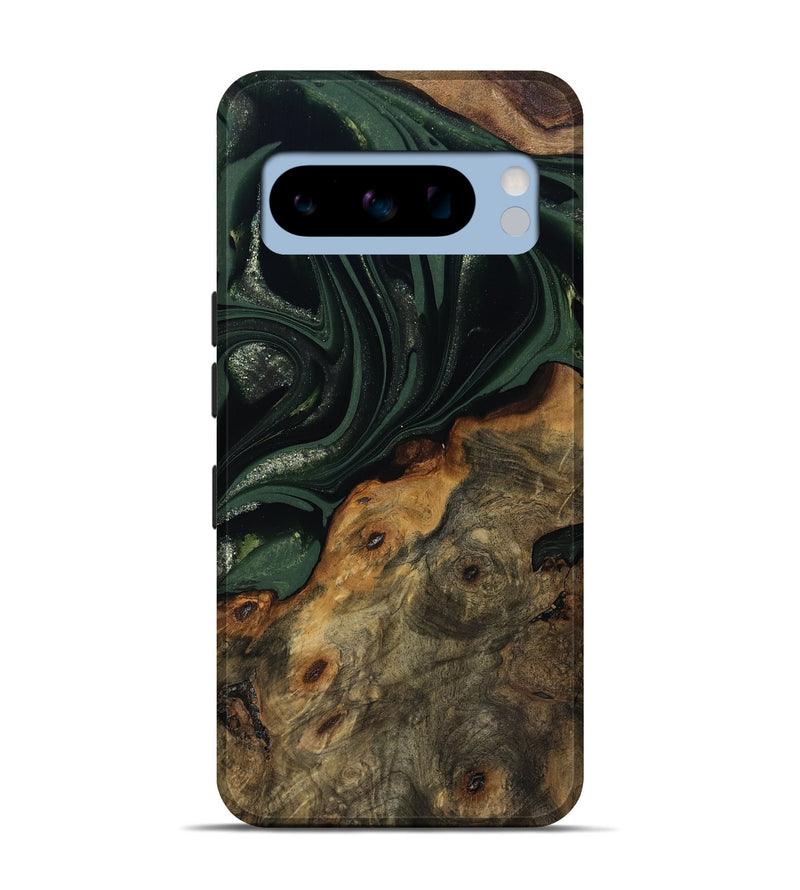 Pixel 8 Pro Wood Live Edge Phone Case - Zakai (Green, 811235)