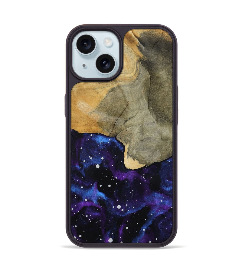 iPhone 15 Wood Phone Case - Cassius (Cosmos, 811269)