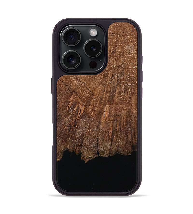 iPhone 16 Pro Wood Phone Case - Loy (Wood Burl, 811345)