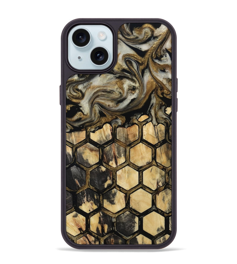 iPhone 15 Plus Wood Phone Case - Cheri (Pattern, 811352)
