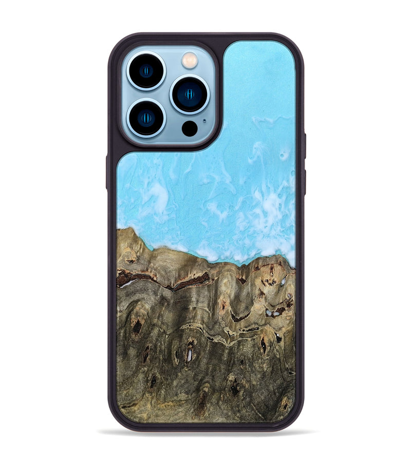 iPhone 14 Pro Max Wood Phone Case - Qiana (Coastal, 811376)