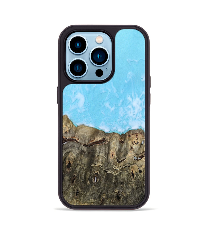 iPhone 14 Pro Wood Phone Case - Qiana (Coastal, 811376)