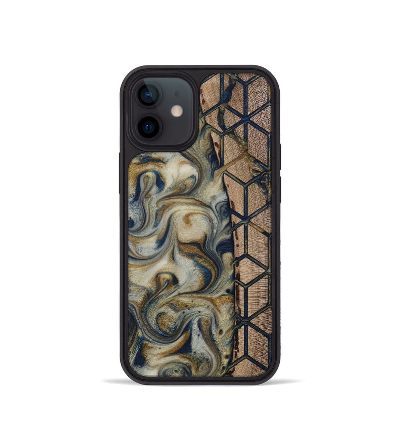 iPhone 12 mini Wood Phone Case - Marina (Pattern, 811383)