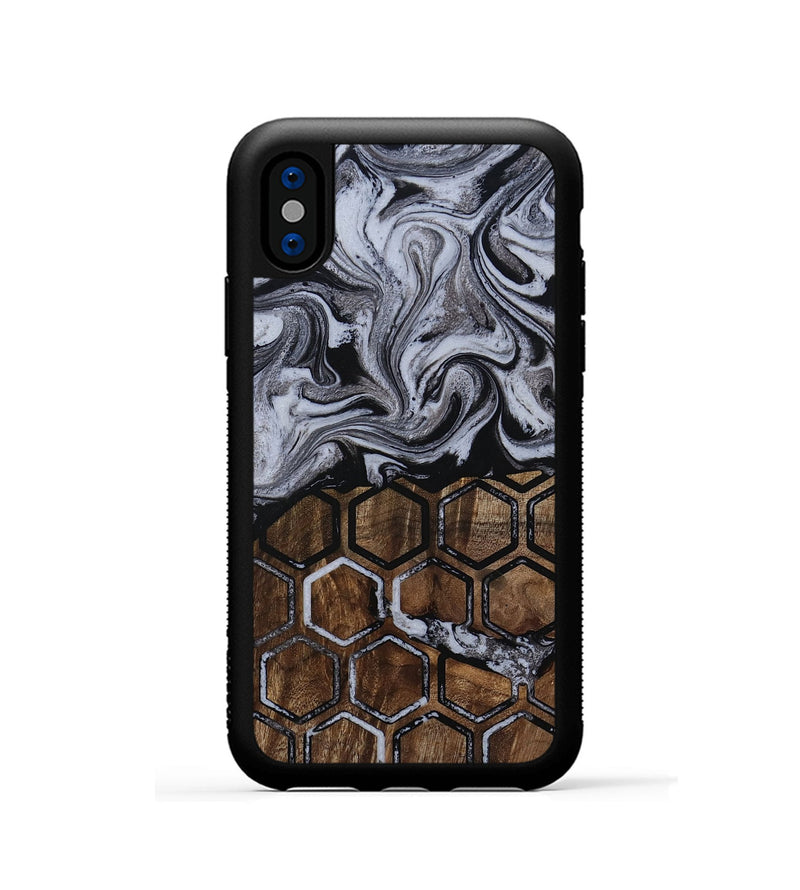 iPhone Xs Wood Phone Case - Henery (Pattern, 811385)