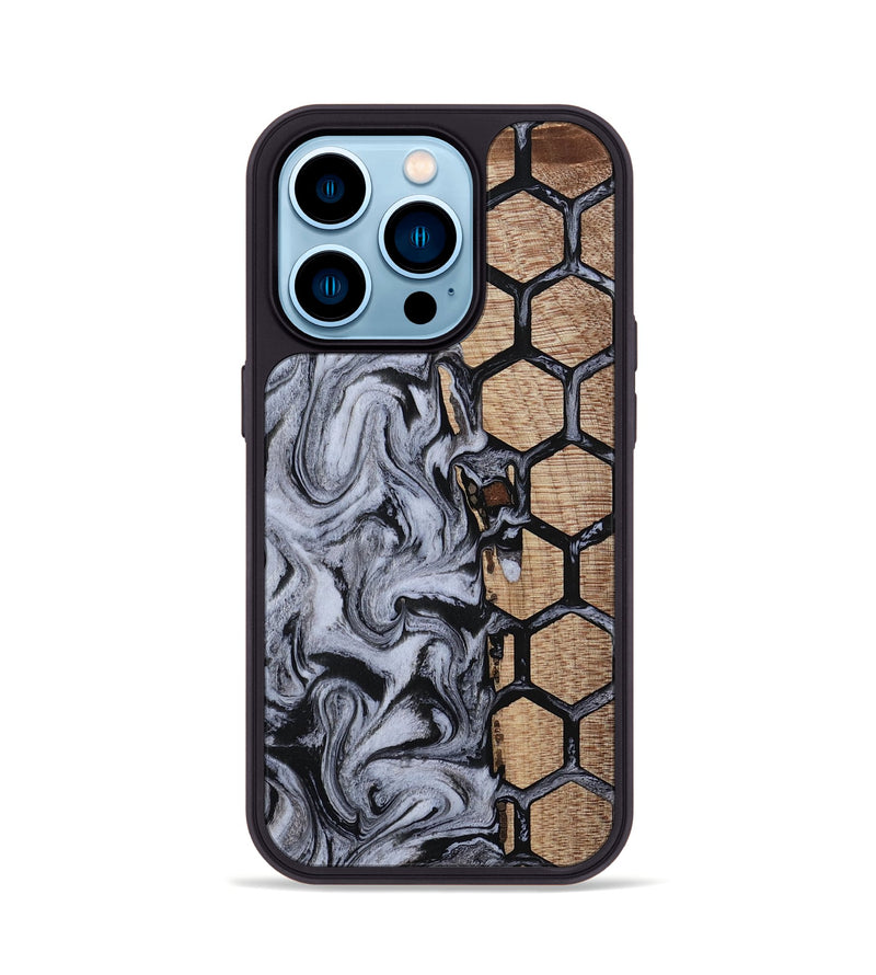 iPhone 14 Pro Wood Phone Case - Dawn (Pattern, 811389)