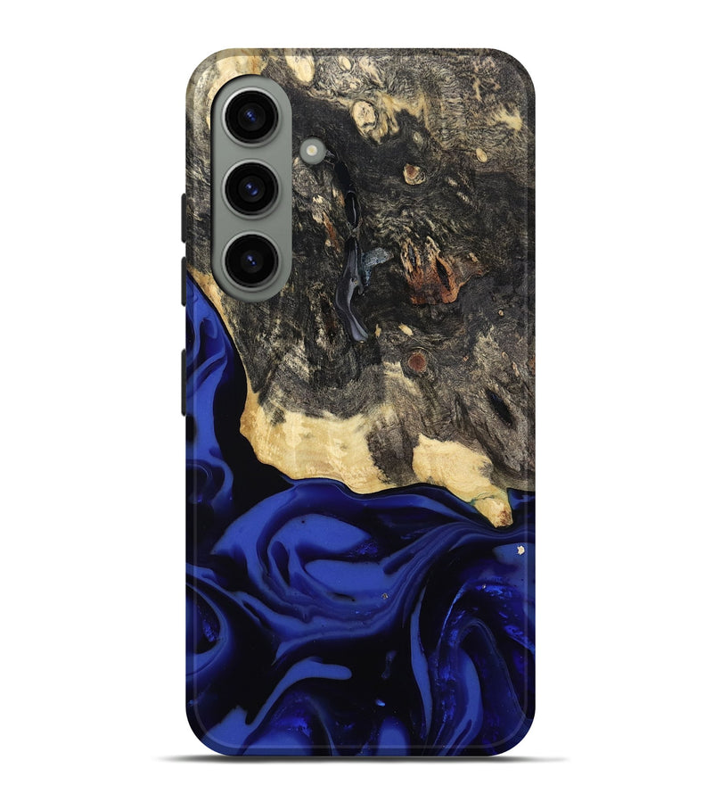Galaxy S24 Plus Wood Live Edge Phone Case - Dania (Blue, 811449)