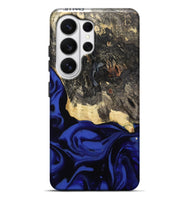 Galaxy S26 Ultra Wood Live Edge Phone Case - Dania (Blue, 811449)