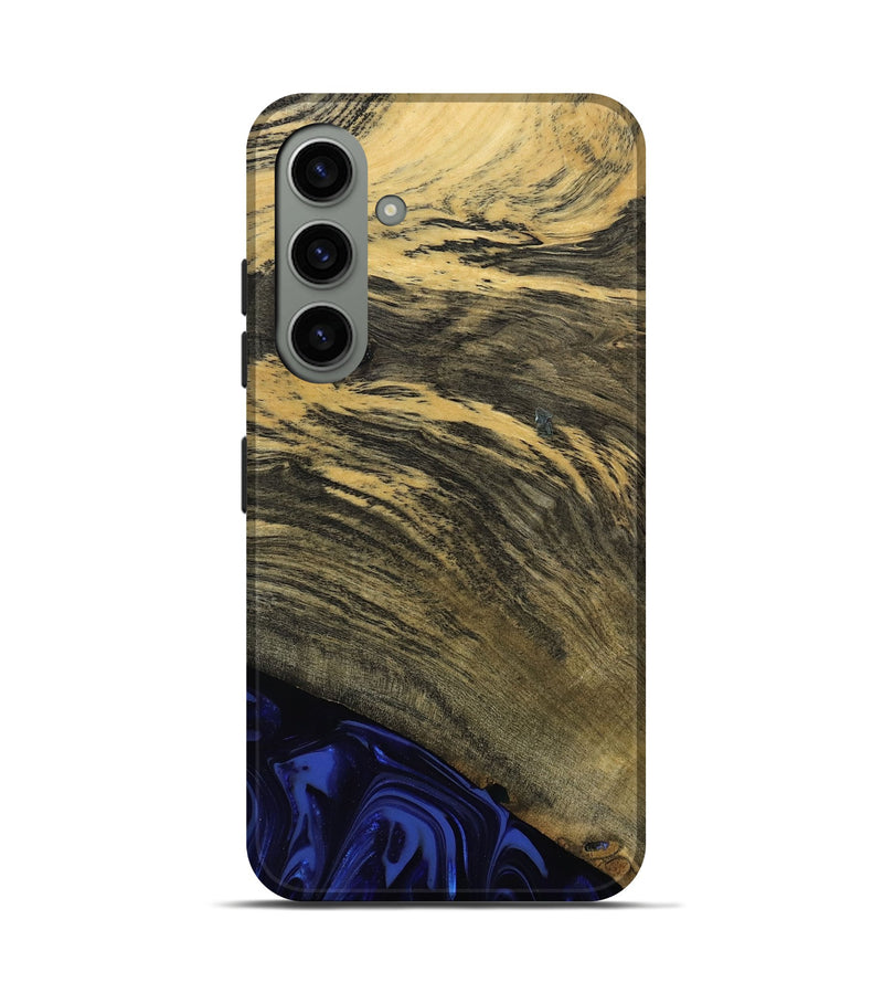 Galaxy S24 Wood Live Edge Phone Case - Max (Blue, 811455)