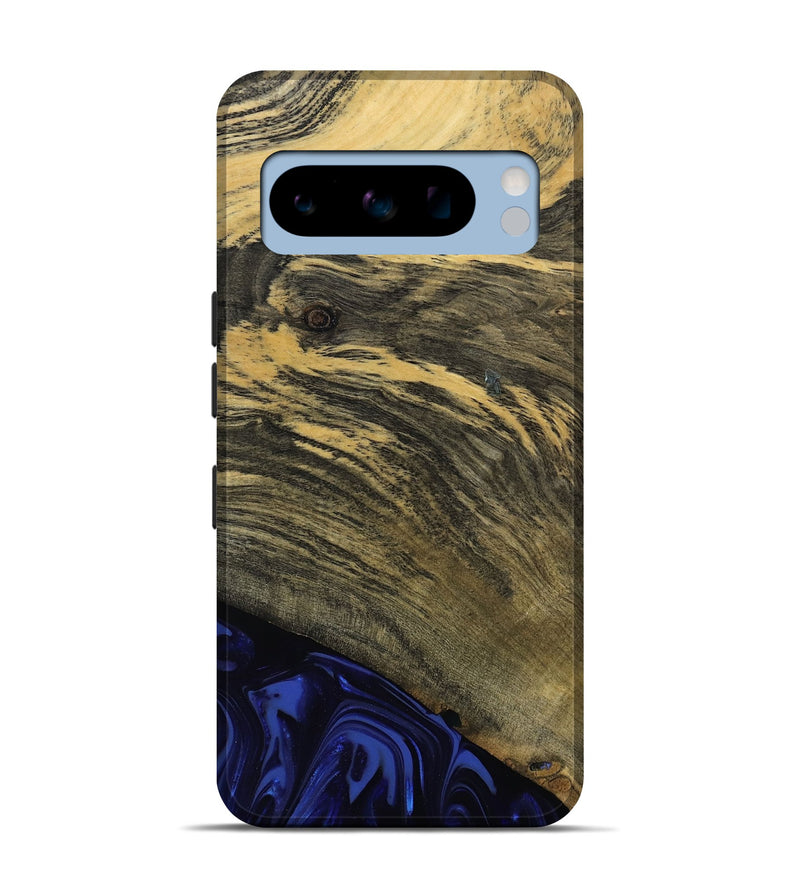 Pixel 8 Pro Wood Live Edge Phone Case - Max (Blue, 811455)