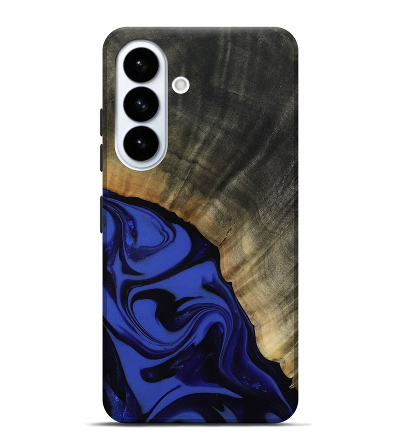 Galaxy S26 Plus Wood Live Edge Phone Case - Kenneth (Blue, 811464)