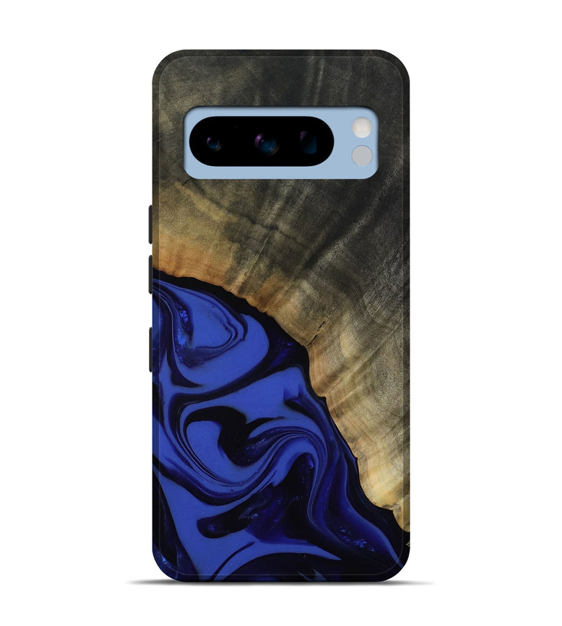 Pixel 8 Pro Wood Live Edge Phone Case - Kenneth (Blue, 811464)