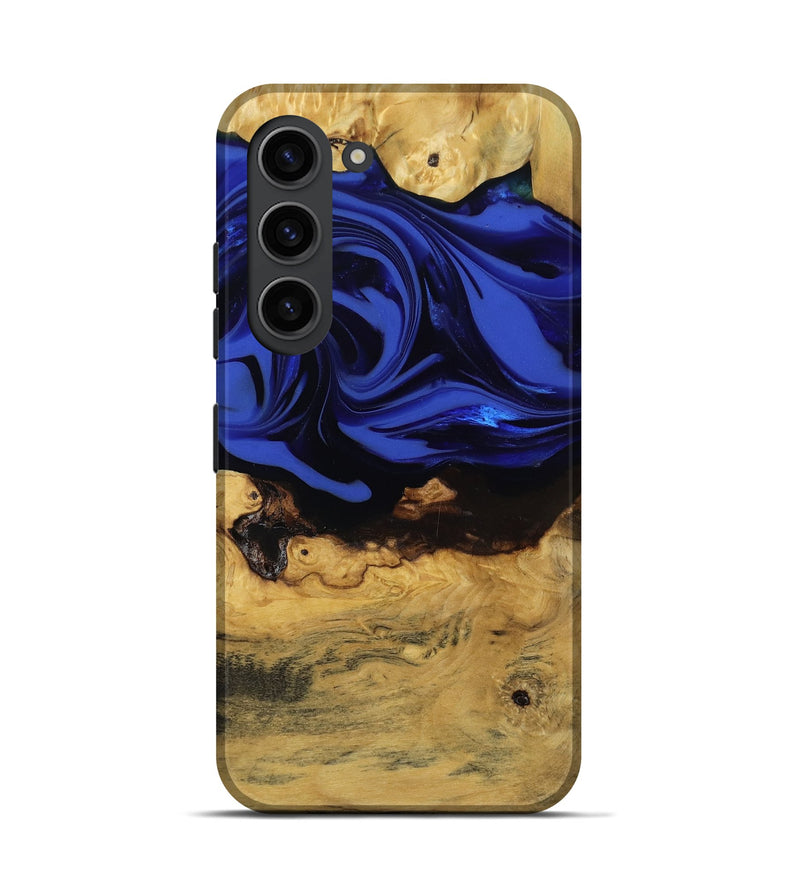 Galaxy S23 Wood Live Edge Phone Case - Percy (Blue, 811466)