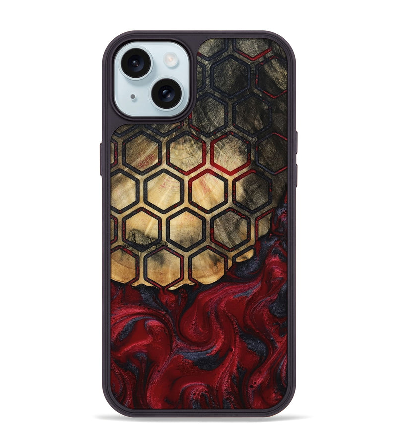 iPhone 15 Plus Wood Phone Case - Jonnie (Pattern, 811468)