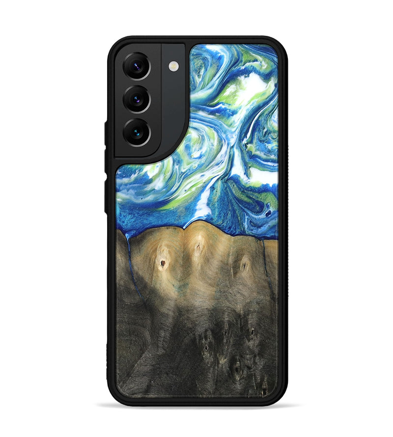 Galaxy S22 Plus Wood Phone Case - Zaniyah (Blue, 811476)