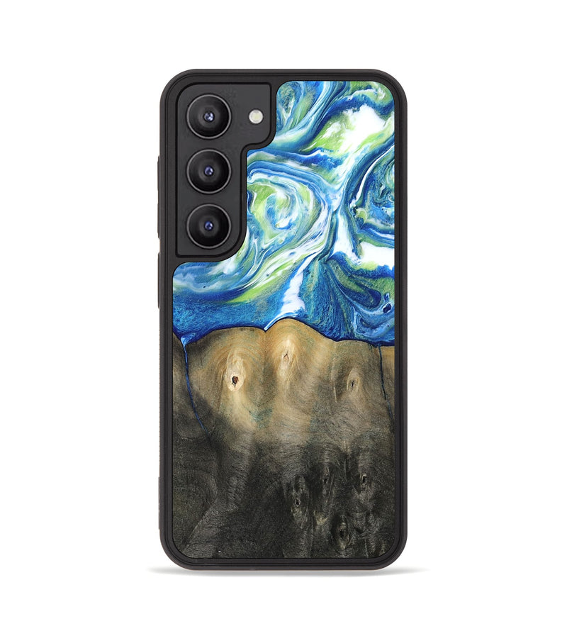 Galaxy S23 Wood Phone Case - Zaniyah (Blue, 811476)
