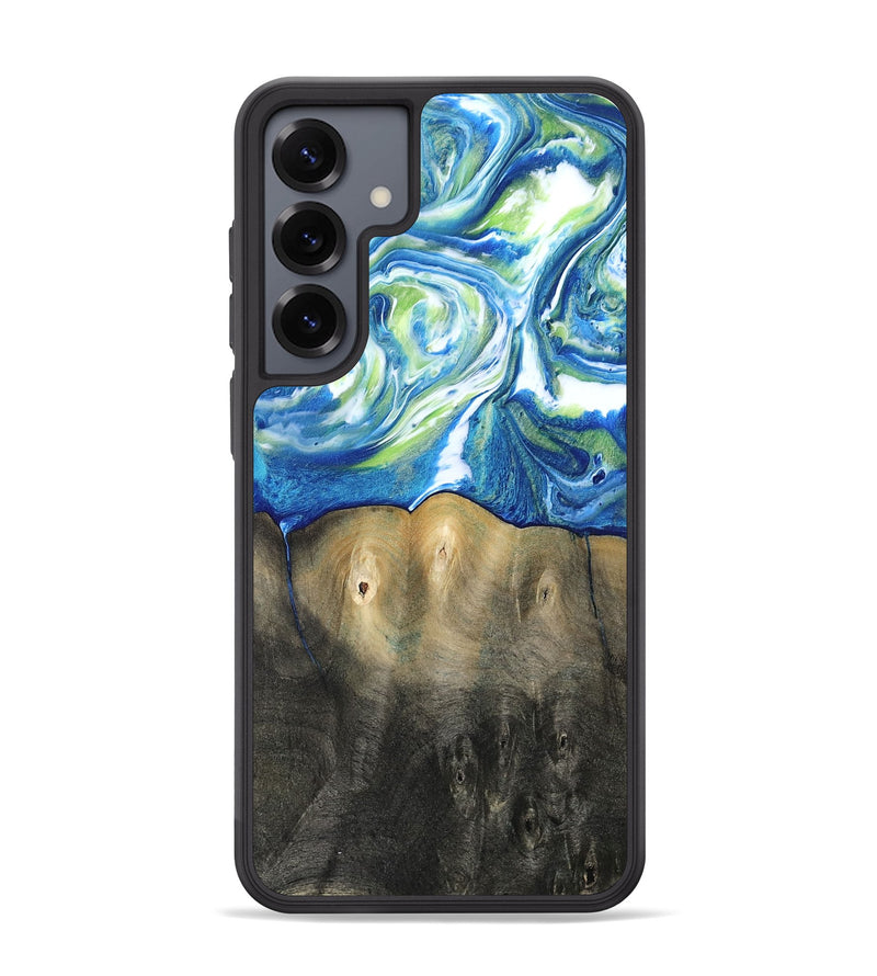 Galaxy S25 Plus Wood Phone Case - Zaniyah (Blue, 811476)