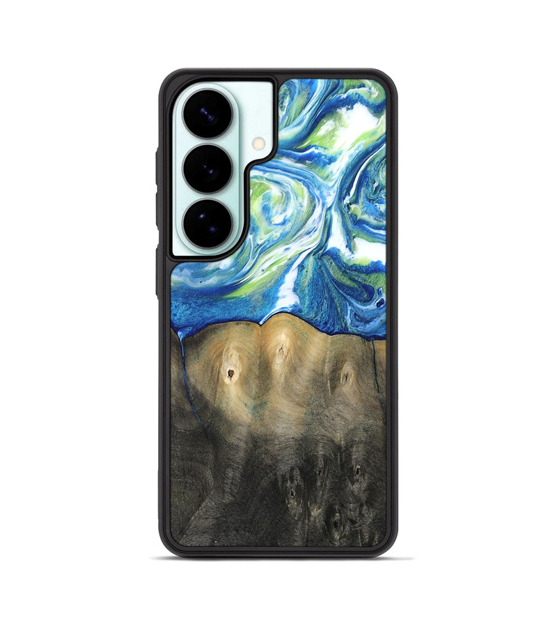 Galaxy S26 Wood Phone Case - Zaniyah (Blue, 811476)